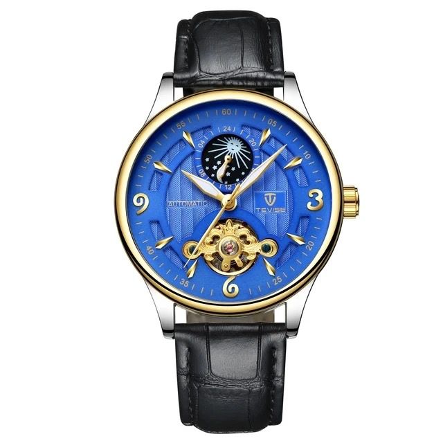 TEVISE Automatic Mechanical Tourbillon Men's Watch