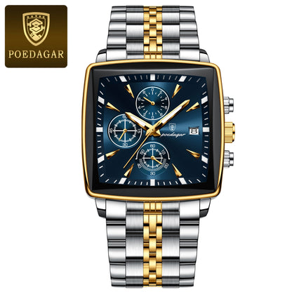 POEDAGAR Luxury WaterProof Men Watch